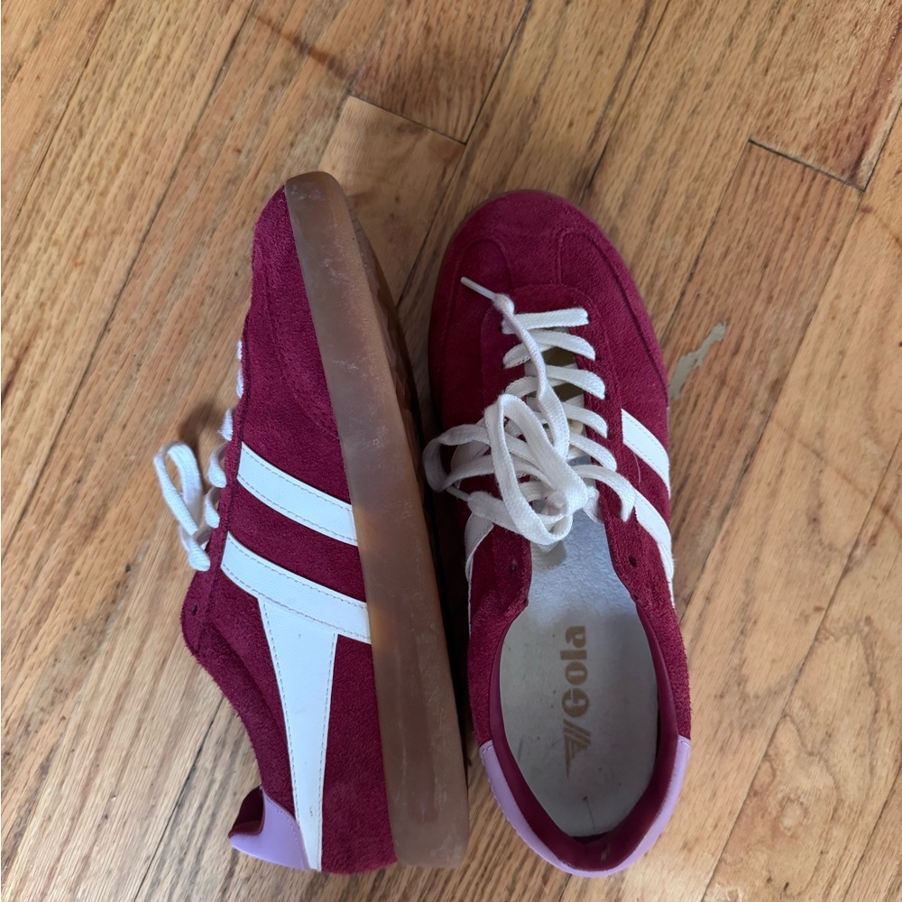 Gola Red and White Sneakers